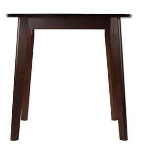 Cortesi Home Kari Small Dining Table, 31.5", Brown