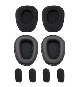 blucoil epmc-b550xt replacement ear pad cushions and microphone windscreens kit for blueparrott b550-xt headset