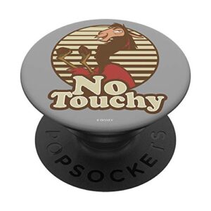 disney emperor's new groove no touchy popsockets popgrip: swappable grip for phones & tablets