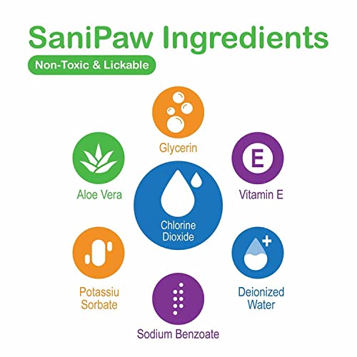 Protex PawZ SaniPaw and Odor Eliminating Paw Wipes(60 Wipes)