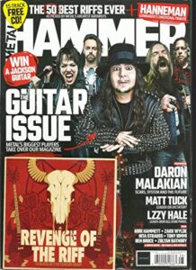 metal hammer magazine, the guitar issue august, 2018 no. 311 free cd (please note: all these magazines are pet & smoke free magazines. no address label. (single issue magazine)