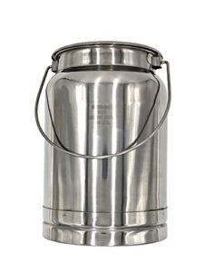 stainless steel milk can totes (10 quart)