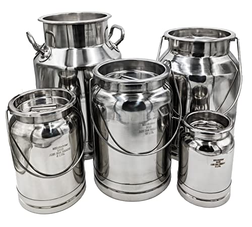 Stainless Steel Milk Can Totes (10 Quart)