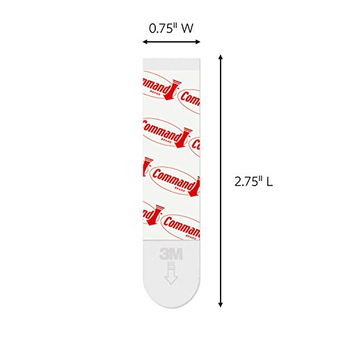 Command Large Replacement Strips, Re-Hang Indoor Hooks (GP023-20NA) with Refill Strips, Easy to Open Packaging