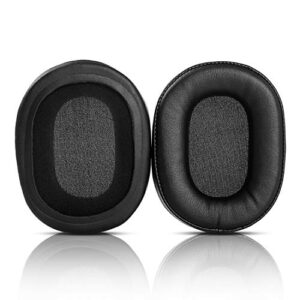 Ear Pads Cushion Replacement Earpads Pillow Compatible with Oppo PM-3 PM3 PM 3 Headphones (Black Sheepskin Leather)