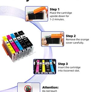 BAALAND Compatible Ink cartridges Replacement for Canon PGI-280XXL CLI-281XXL PGI280 XXL CLI281XXL Used in Canon PIXMA TS9120 TR7520 TR8520 TS6120 TS6220 TS8120 TS8220 TS9520 TS9521C (5 Pack)