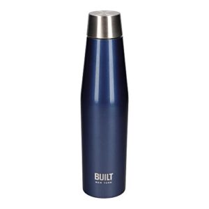 built perfect seal vacuum insulated water bottle, 540 ml, navy