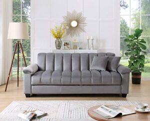 legend furniture sofabed, grey