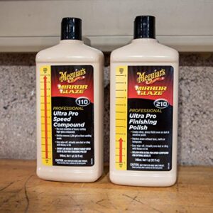 Meguiar's Mirror Glaze 210 Professional Ultra Pro Finishing Car Polish 936ml M21032