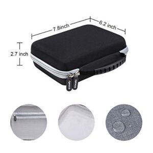 Aproca Hard Travel Storage Carrying Case for Williams Sound PKT D1 EH Pocketalker Ultra Duo Pack Amplifier Headphone