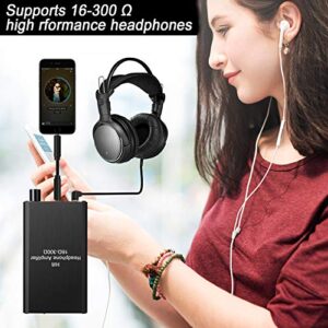 Headphone Amplifier Portable 3.5 mm Audio Amp with Lithium Battery for MP3, MP4, Tablets， Smart Phone, Digital Player, Computer PC