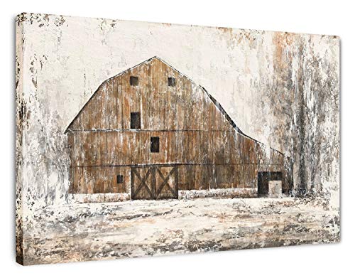 Yihui Arts Large Farmhouse Rustic Wall Decor Canvas Wall Art Painting Pictures for Dinning Room