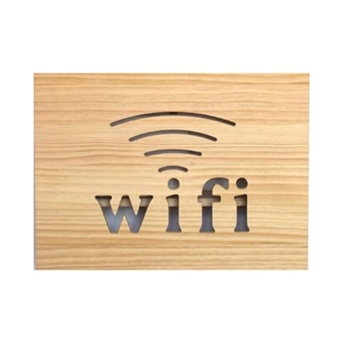 XICHENGSHIDAI Solid Wood Wall-Mounted Router Storage Box Wood Wifi Router Fenches Router Organizer Wall Shelf WIFI S