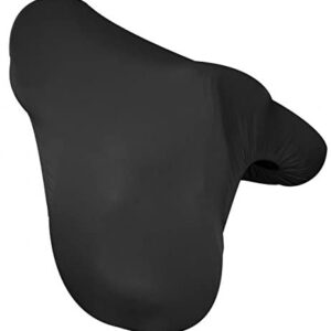 Showman Lycra English Saddle Cover (Black)