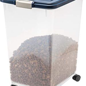 IRIS Airtight Food Storage Container, 32-Pounds, No Scoop with IRIS Airtight Food Storage Container, 54-Pounds, No Scoop