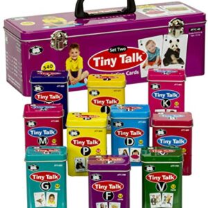 Super Duper Publications | Tiny Talk Articulation and Language Photo Flash Cards Set 2 (10 Fun Decks) | Educational Learning Resource for Children