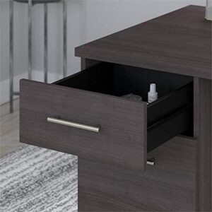 Bush Furniture Somerset 60W Office Desk with Drawers in Storm Gray