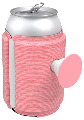 PopSockets PopThirst Can Koozie, Drink Holder, Koozies for Cans - Macaron Pink