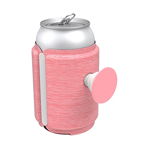 PopSockets PopThirst Can Koozie, Drink Holder, Koozies for Cans - Macaron Pink