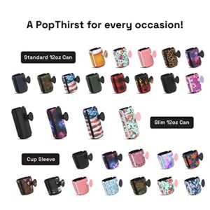 PopSockets PopThirst Can Koozie, Drink Holder, Koozies for Cans - Macaron Pink