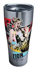 tervis dc comics-birds of prey-harley quinn triple walled insulated tumbler, 30oz legacy, stainless steel
