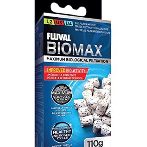 Fluval U3 Underwater Filter Media Replacement Bundle, 2-Pack Foam Pad and BioMax, Filter Media for Aquariums up to 40 Gallons