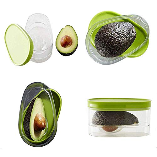 2-Pack Avocado Storage, Avocado Keeper, Avocado Saver Holder, Avocado Container to Keep Your Avocados Fresh for Days
