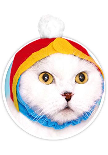 Kitan Club Cat Cap - Pet Hat Blind Box Includes 1 of 5 Cute Styles - Soft, Comfortable - Authentic Japanese Kawaii Design - Animal-Safe Materials, Premium Quality (Kirby)