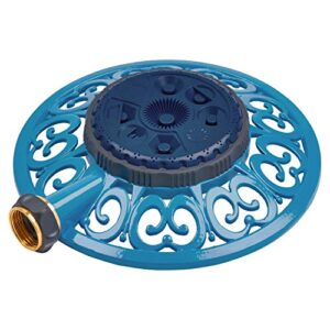 Sprout 65102-AMZ Metal 8-Pattern Sprinkler and QuickConnect Product Adapter Amazon Bundle, Blueberry Blue
