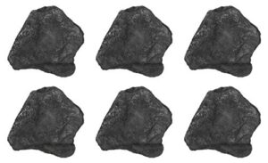 6pk raw anthracite coal, metamorphic rock specimens - approx. 1" - geologist selected & hand processed - great for science classrooms - class pack - eisco labs
