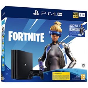 Playstation 4 Pro 1TB Euro Version+ Fortnite Deluxe Bundle US Edition, w/HESVAP US Adapter Product Name