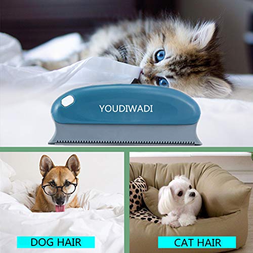 YOUDIWADI Pet Hair Remover,Reusable Dog and Cat Hair Remover Roller for Furniture,Couch, Carpet, Car Seats and Bedding (pet Hair Brush)