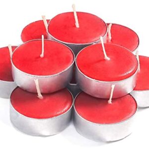 Apple Cinnamon Candles Fall Candles Tea Lights Candles - 30 Pack Fall Candle Cinnamon Candle Apple Candle - 3-4 Hour Burn Time Tea Candles