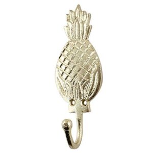 indianshelf key hooks hanging keys | gold wall coat hook | iron purse hooks wall | pineapple single coat hanger | farmhouse wall hooks [12.70 cm]