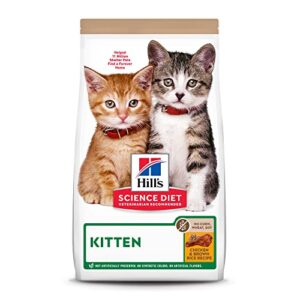 Hill's Science Diet Kitten No Corn, Wheat or Soy Dry Cat Food, Chicken Recipe, 6 lb. Bag