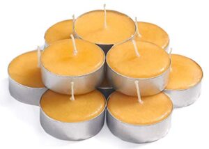 gardenia candle scented candles tea lights candles - gardenia candle - 30 pack - gardenia candle tea lights with 3-4 hour burn time tea candles - tealight candles for holiday, wedding and home