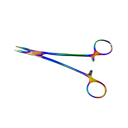 Cynamed Mayo Hegar Needle Holder Driver with Multi Color Plasma Coating, 6 inch