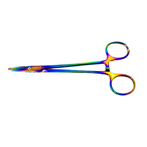 Cynamed Mayo Hegar Needle Holder Driver with Multi Color Plasma Coating, 6 inch