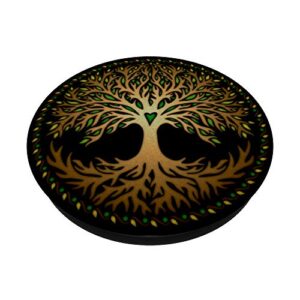 Yggdrasil, Celtic, Tree, Life, Norse, Mythology, Nature, PopSockets Swappable PopGrip