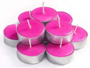 lilac candle scented candles tea lights candles - lilac candle - 30 pack - lilac candle tea lights with 3-4 hour burn time tea candles - tealight candles for holiday, wedding and home