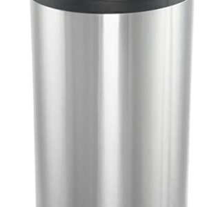 SIMPLYKLEEN Corinth 7.9-Gallon Round Stainless Steel Trash Can with Lid