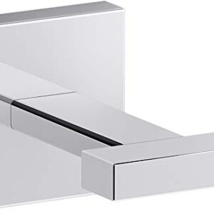 Kohler K-23290-CP Square Robe Hooks, Polished Chrome