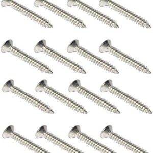 15 Pcs 1.8 Inch 304 Stainless Steel Ceiling Hooks Pad Eyes Plate Marine Hardware Hooks with Screws