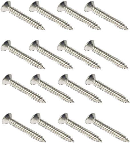 15 Pcs 1.8 Inch 304 Stainless Steel Ceiling Hooks Pad Eyes Plate Marine Hardware Hooks with Screws