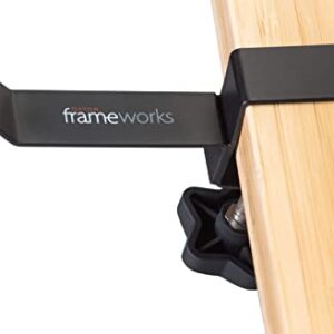 Gator Frameworks Cases Frameworks Headphone Hanger for Desks (GFW-HP-HANGERDESK), Black Small