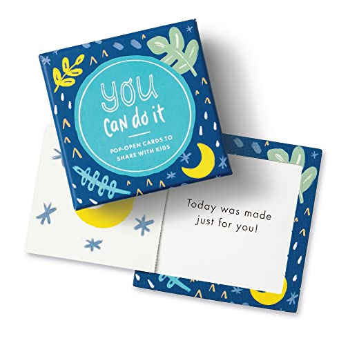 Compendium ThoughtFulls for Kids – 4-Pack of Dream Big, I Love You, You Can Do It, You're Amazing – 120 Pop-Open Cards to Share with Kids, Each with an Inspiring Message Inside