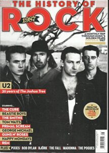 the history of rock 1987 magazine, the cure issue, 2017 issue # 23 (please note: all these magazines are pet & smoke free magazines. no address label. (single issue magazine)