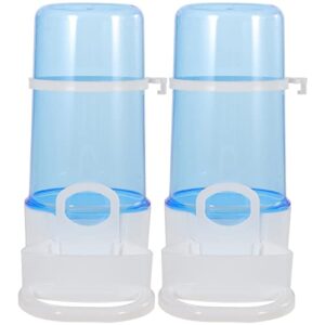 balacoo 2Pcs Small Animal Automatic Feeder Bird Hamster Water Dispenser Pet Food Dispenser Pet Water Bowl for Hamster Small Pet Bird