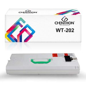 chenphon compatible waste toner container box replacement for canon wt-202 use in imagerunner advance c3320 c3325 c3330 c3520 c3525 c3530 c5535 c5540 c5550 c5560 printers 1-pack