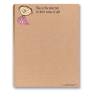 Funny Office Nopteads Assorted Packs - 4 Novelty Notepads - Funny Office Supplies (4) (To Do Lists #3)